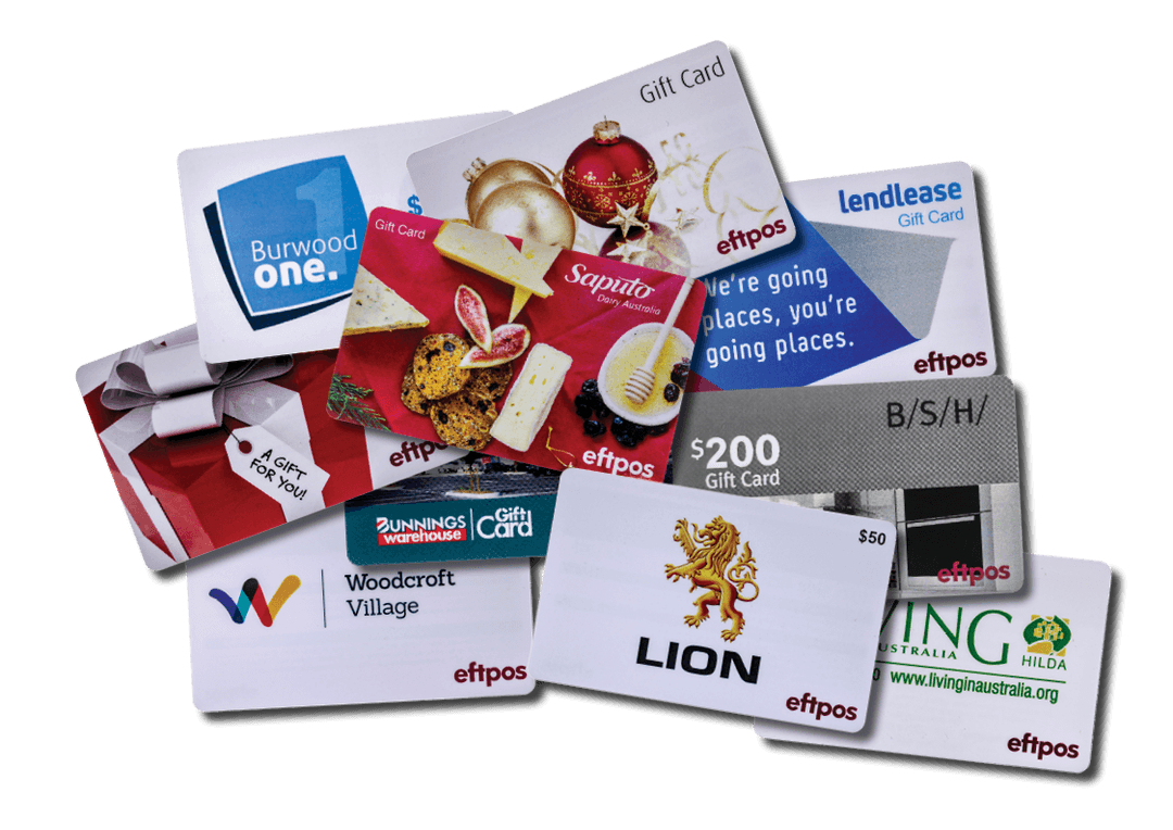 DMCentral custom gift cards with eftpos